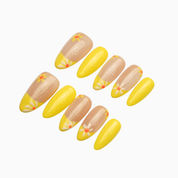 Butter Daisy Nails