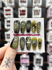 Sage Spell Nails