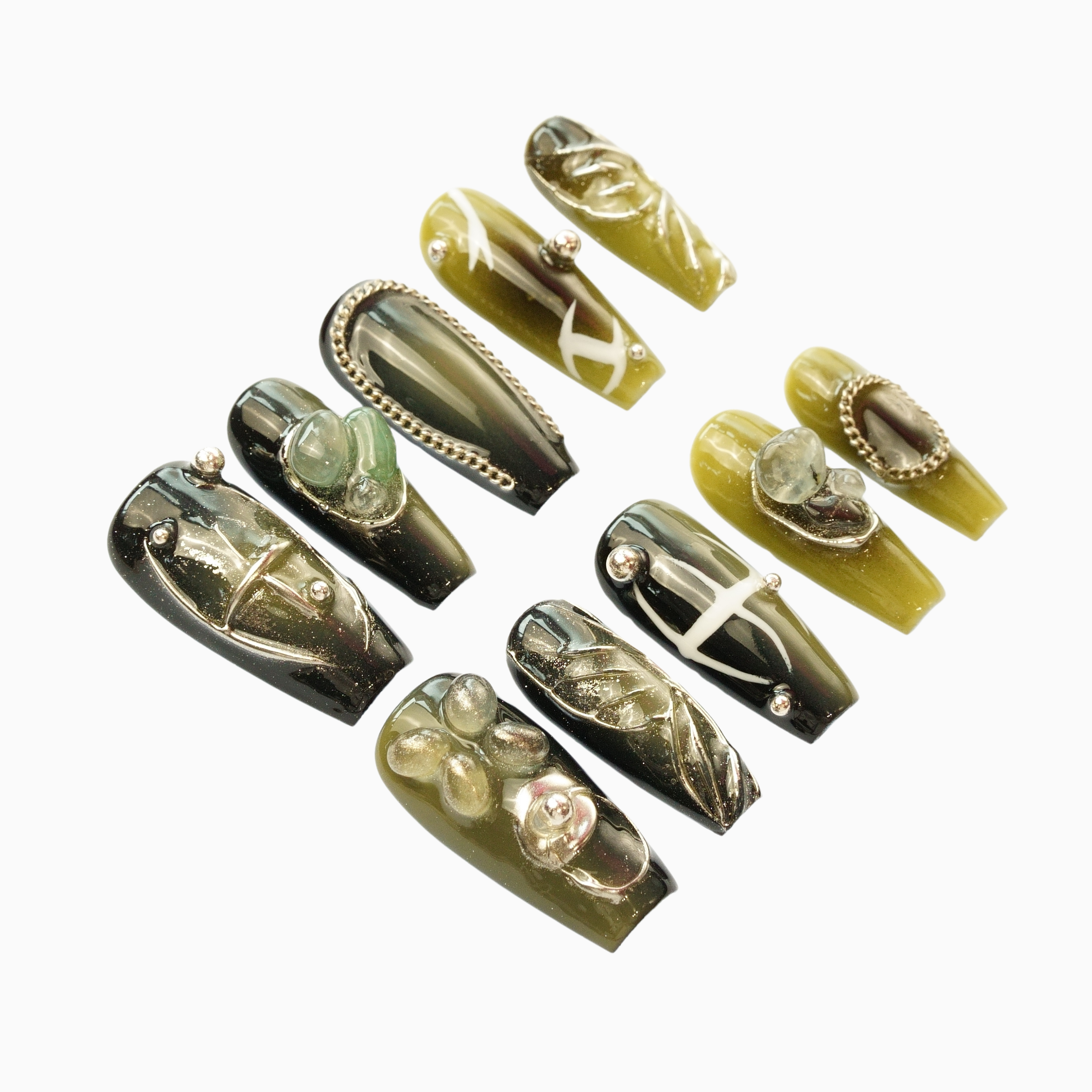 Sage Spell Nails