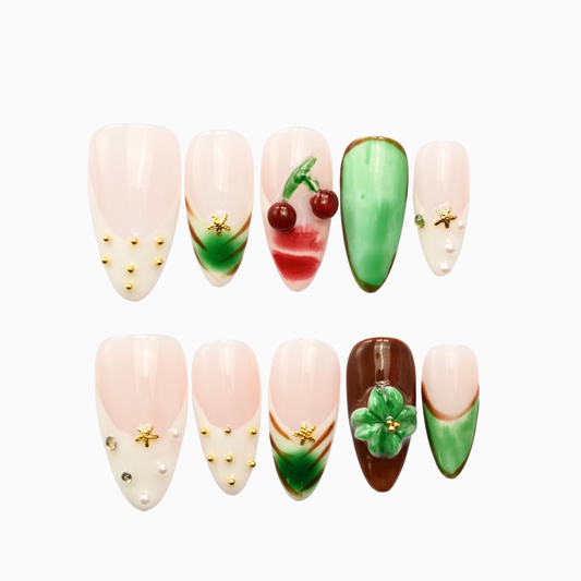 Verdant Vibrancy Nails