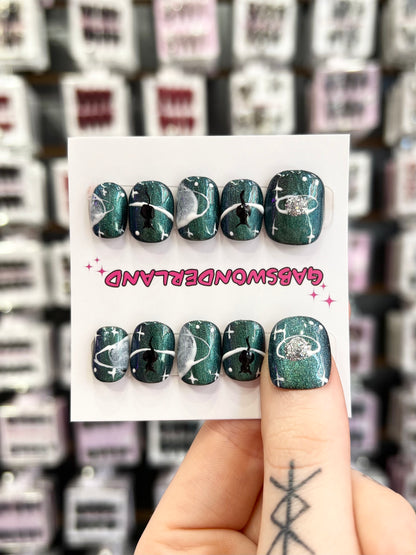 Green Twilight Nails