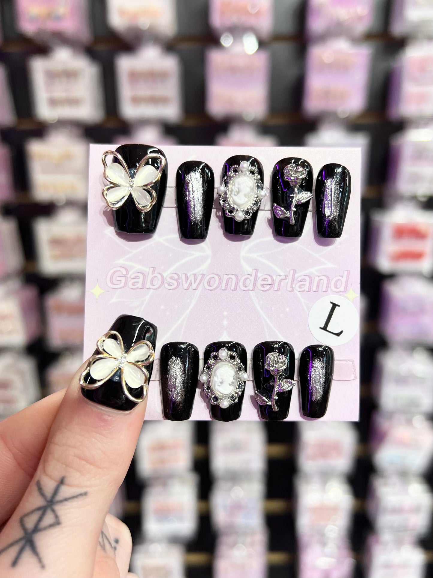 Corpse Butterfly Mini Nails