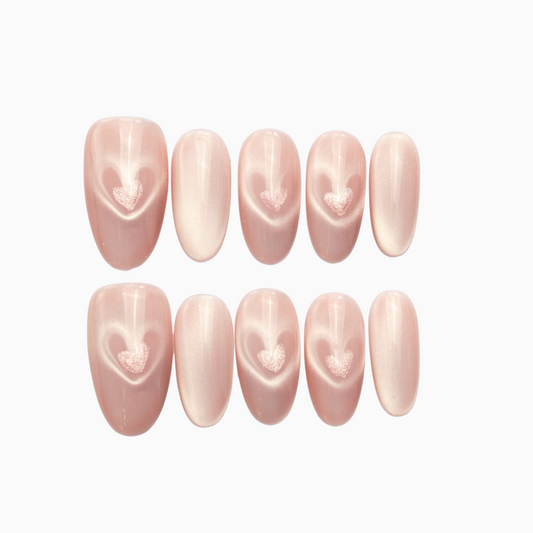 Soft Heartthrob Nails