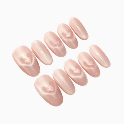 Soft Heartthrob Nails