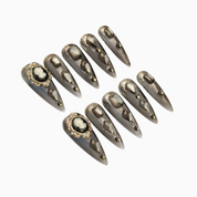 Gothic Cameo Nails