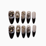 Midnight Glamour Nails