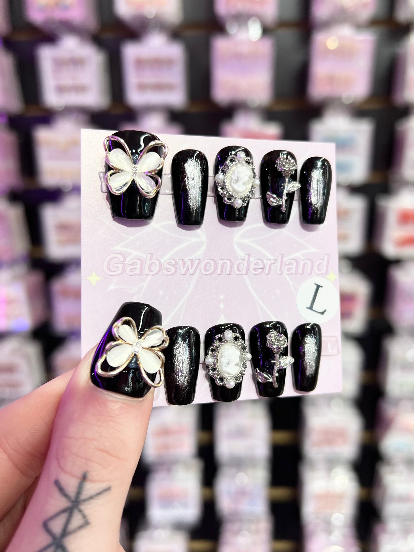 Corpse Butterfly Mini Nails