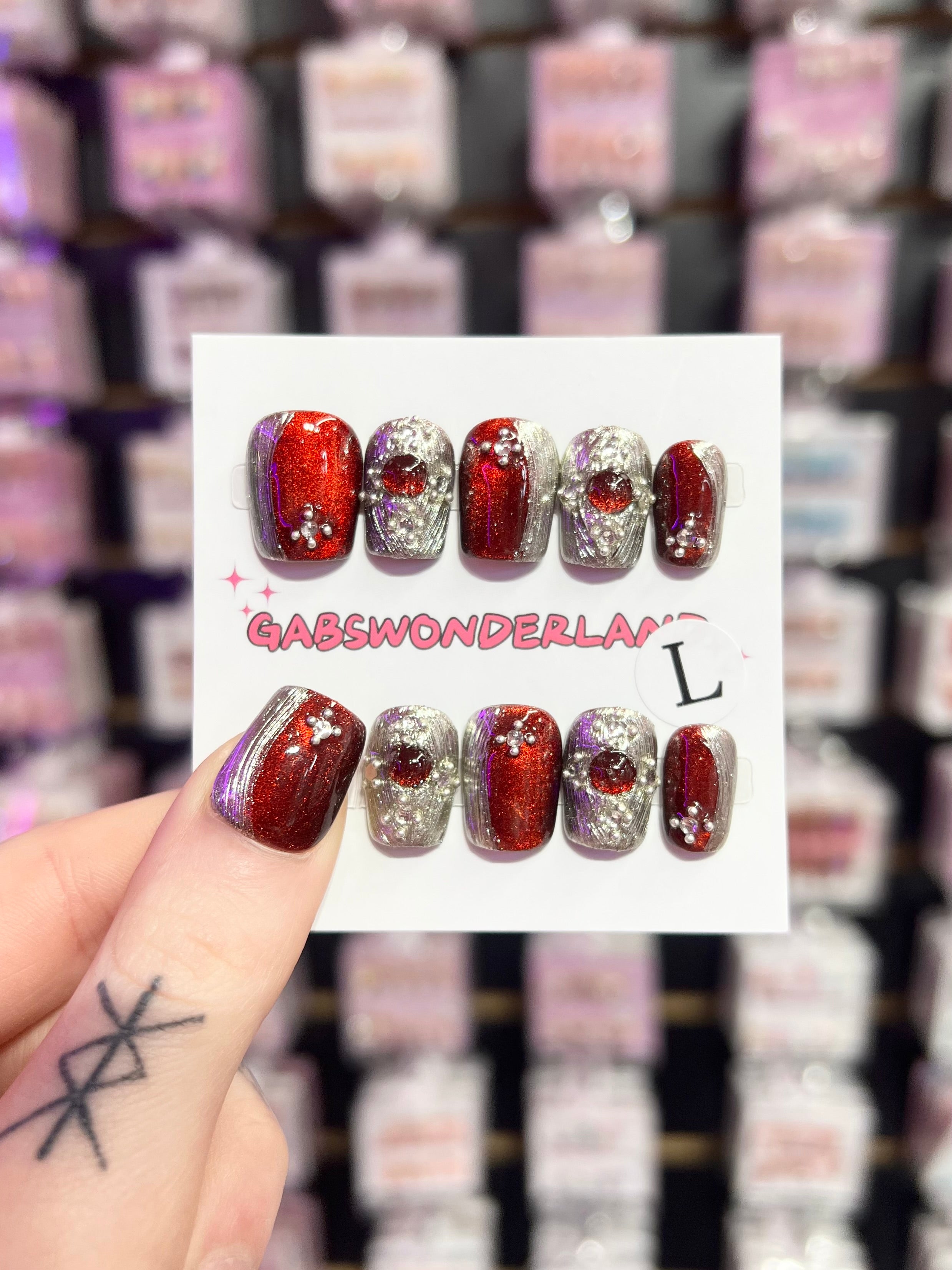 Vampires Kiss Nails