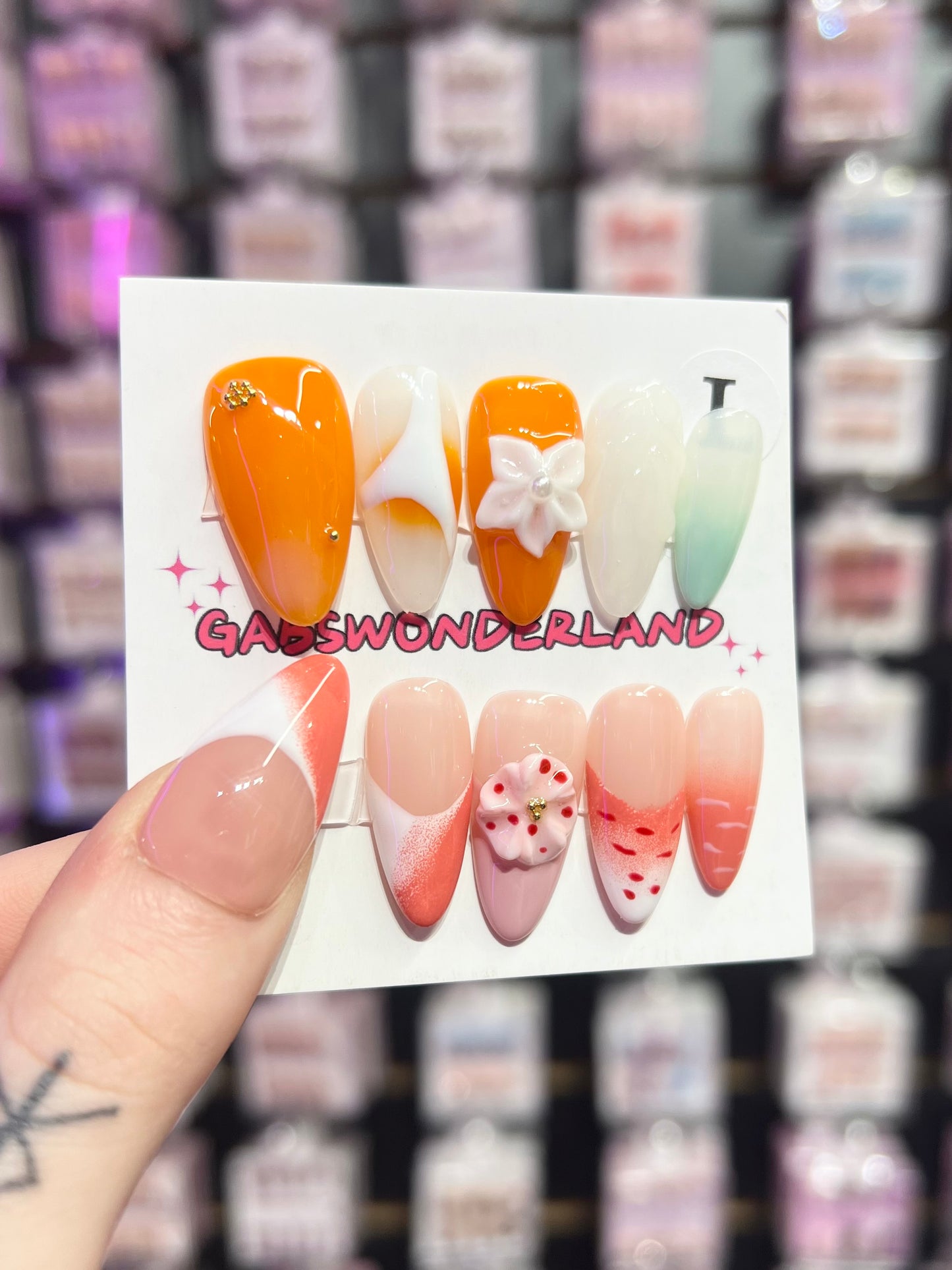 Sunset Mirage Nails