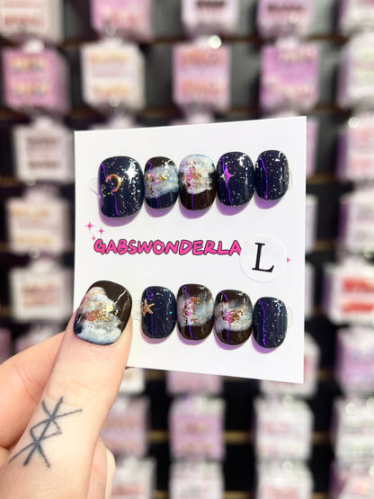 Midnight Spells Mini Nails