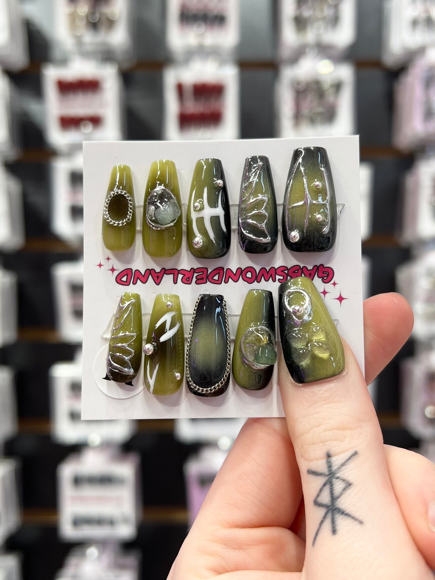 Sage Spell Nails