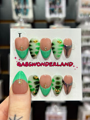 Verdant Tropics Nails