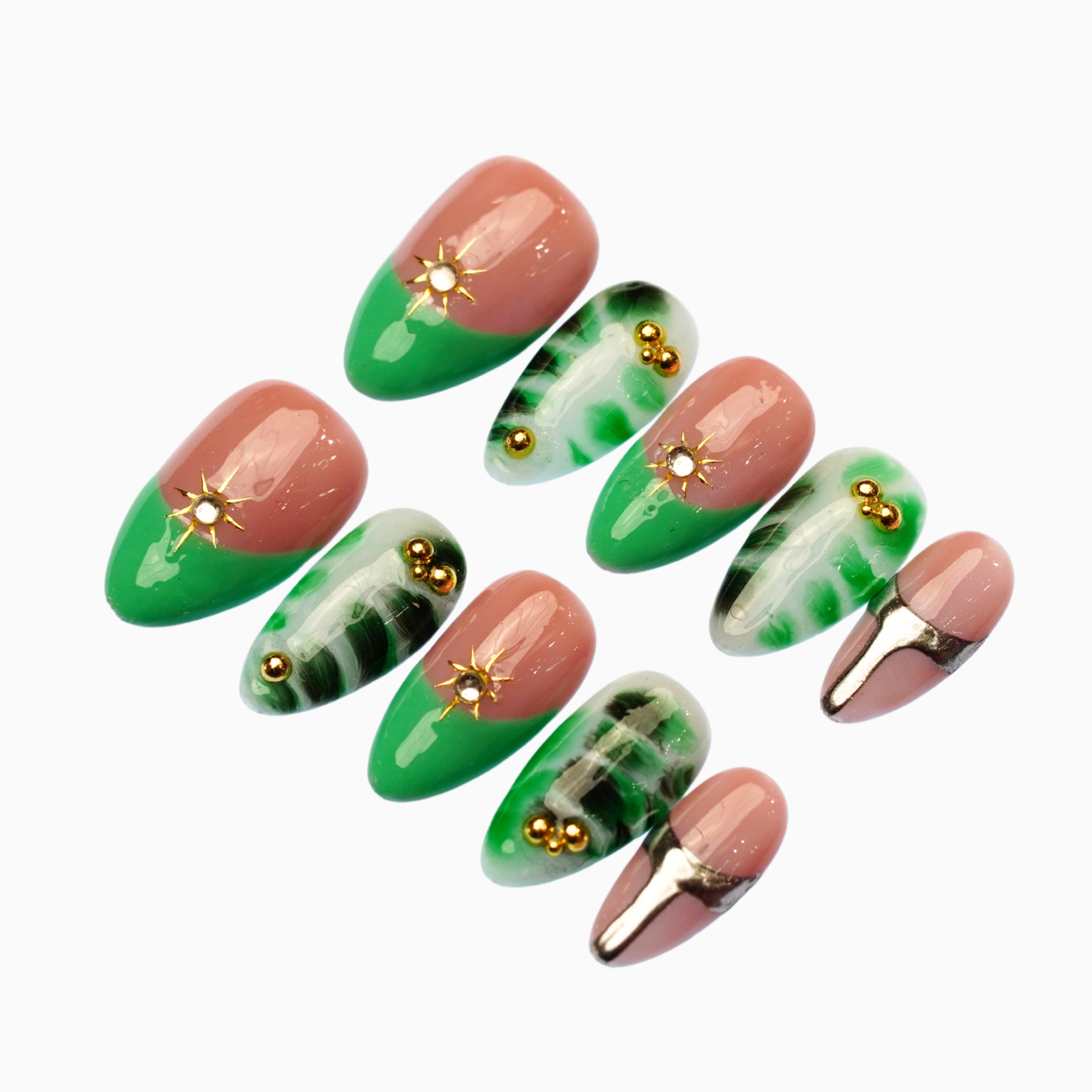 Verdant Tropics Nails