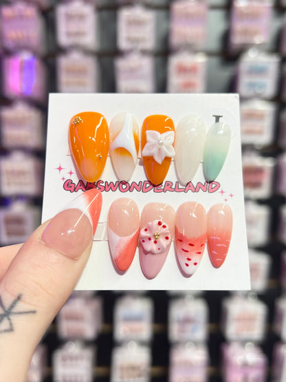 Sunset Mirage Nails