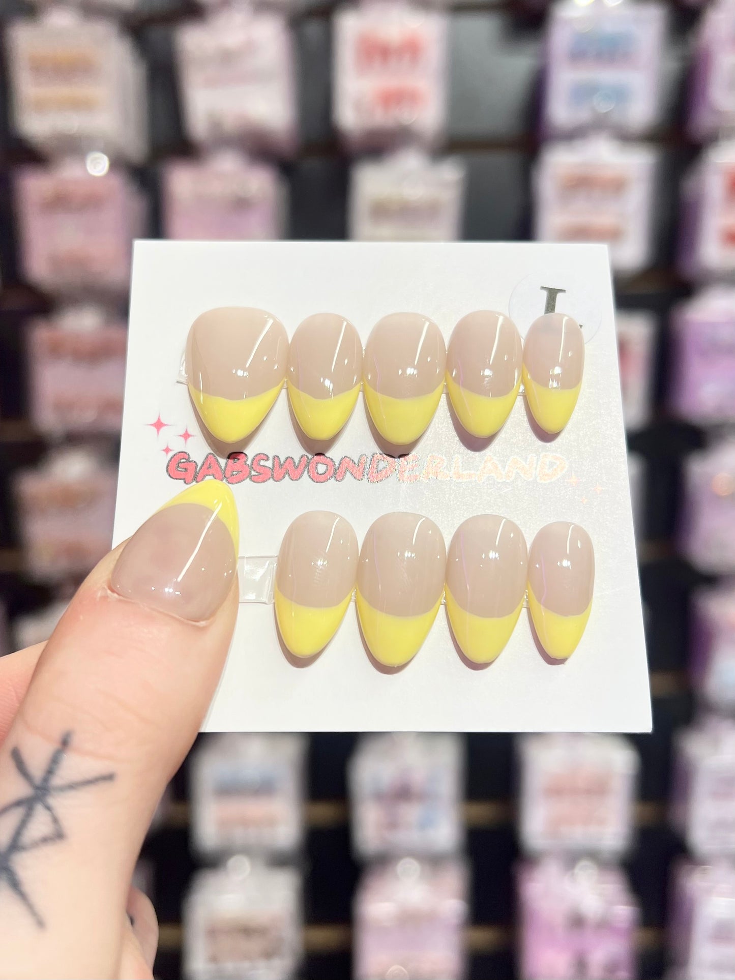 Buttercup Kiss Nails