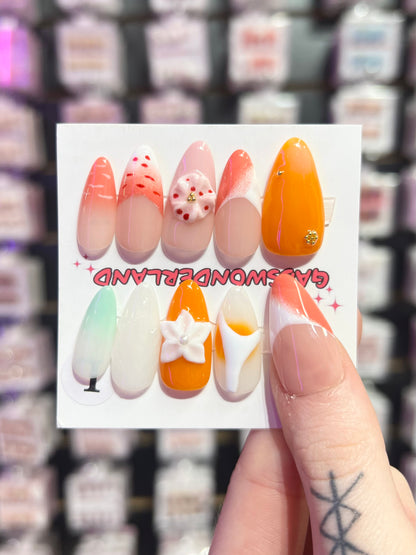 Sunset Mirage Nails