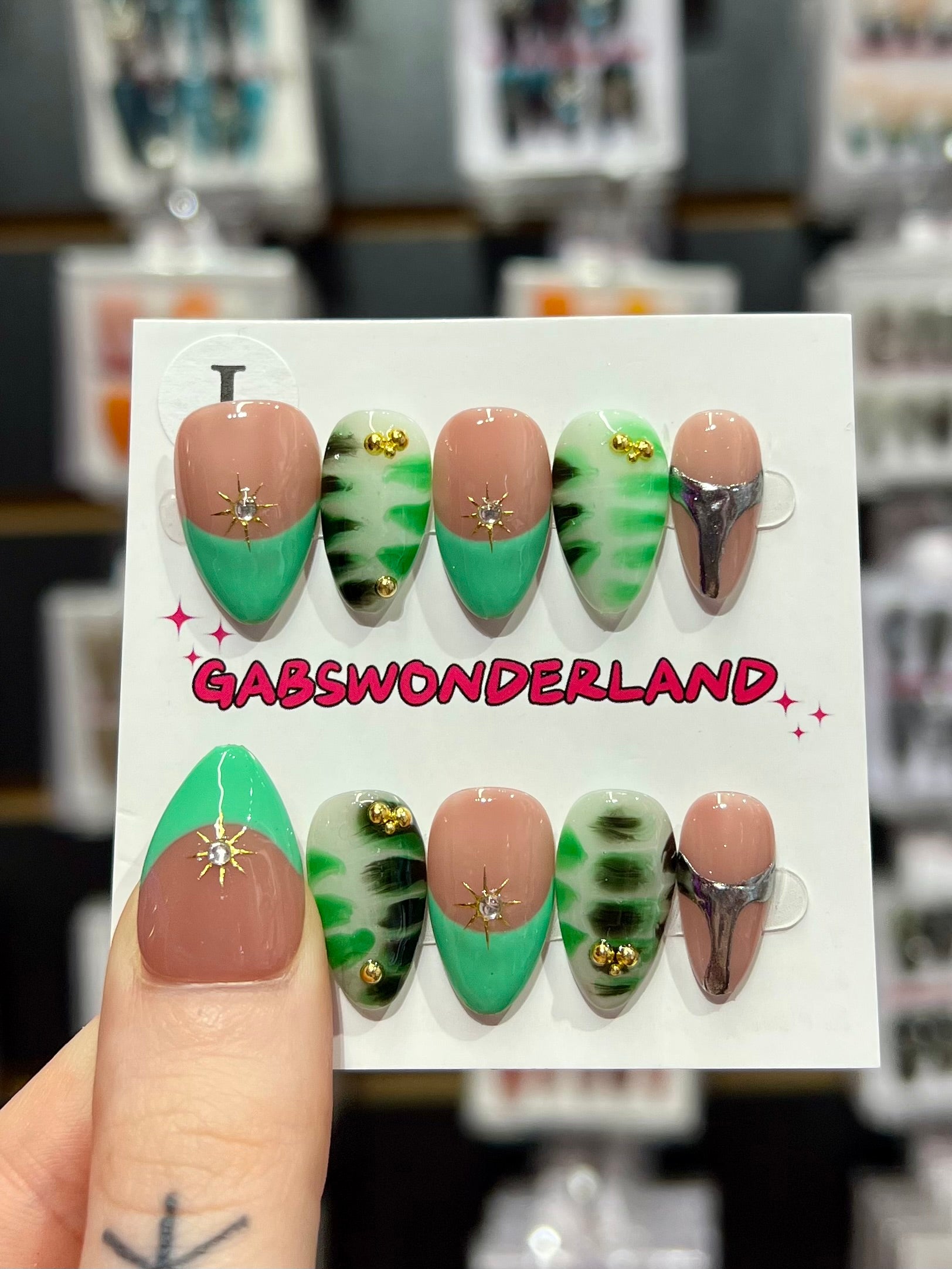 Verdant Tropics Nails